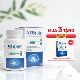 Thumbnail AZBR60 - Viên uống bổ não AZBrain hoạt huyết, hết chóng mặt đau đầu, mất ngủ, tăng tuần hoàn máu(Hộp 60 viên)ZLOVE 1