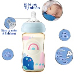 Thumbnail Philips Avent Bình sữa PPSU thiết kế tự nhiên Hộp 1 bình SCF581/10 SCF582/10 SCF583/10 3