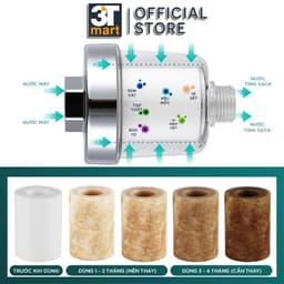 Thumbnail Bộ LỌC NƯỚC VÒI SEN giúp lọc cặn bẩn cực nhỏ C'MON BL-02 2