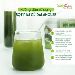 Thumbnail Bột rau detox cần tây diếp cá cải xoăn lúa mì bó xôi củ dền rau má Dalahouse 7 vị  21 gói 2