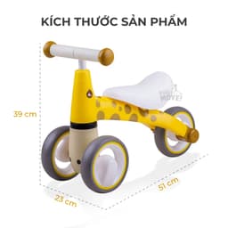 Thumbnail Xe chòi chân 3 bánh cao cấp Roadstar Disney cho bé từ 1-3 tuổi - Bản cao cấp yên da mềm 4