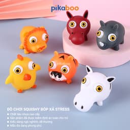 Thumbnail Đồ chơi xả stress Squishy nắn bóp đàn hồi giảm căng thẳng Pikaboo, chất liệu nhựa mềm đa dạng mẫu mã 2