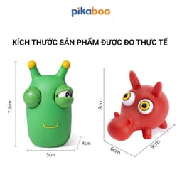 Thumbnail Đồ chơi xả stress Squishy nắn bóp đàn hồi giảm căng thẳng Pikaboo, chất liệu nhựa mềm đa dạng mẫu mã 3