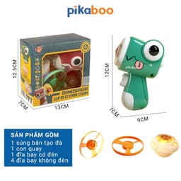 Thumbnail Đồ chơi con quay vô cực khủng long đĩa bay phát sáng cao cấp Pikaboo đơn giản thú vị không dùng pin 3
