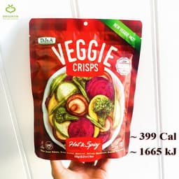 Thumbnail Rau củ sấy giòn vị cay DJ&A 90g  - Tốt cho sức khỏe - Ăn vặt văn phòng bổ sung chất xơ - Nhập khẩu Úc chính hãng 3