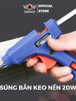 Thumbnail Combo máy bắn keo nến silicone 20w và 10 cây keo nến,súng bắn keo cầm tay nhỏ gọn cực tiện lợi 4