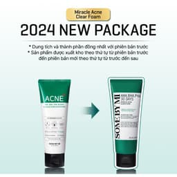 Thumbnail Sữa Rửa Mặt Cho Da Mụn Some By Mi AHABHAPHA 30 Days Miracle Acne Clear Foam 100ml 2