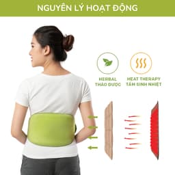 Thumbnail Tấm Thảo Dược Thay Thế Cho Đai Chườm Lưng Bụng Điện Hapaku - Hỗ Trợ Giảm Đau, Thư Giãn Cơ Thể 4