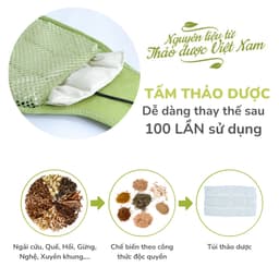 Thumbnail Tấm Thảo Dược Thay Thế Cho Đai Chườm Lưng Bụng Điện Hapaku - Hỗ Trợ Giảm Đau, Thư Giãn Cơ Thể 2