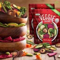Thumbnail Rau củ sấy giòn vị cay DJ&A 90g  - Tốt cho sức khỏe - Ăn vặt văn phòng bổ sung chất xơ - Nhập khẩu Úc chính hãng 1