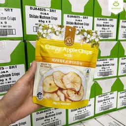 Thumbnail Táo sấy giòn tẩm mật ong Manuka BTB 30g - Ăn vặt văn phòng, giảm cân, healthy - Thay kẹo cho bé - Táo sấy nhập khẩu Úc 3