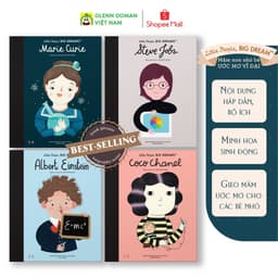 Thumbnail Sách Tương Tác Cho Bé - Bộ 4 Cuốn Danh Nhân Thế Giới - Mầm Non Nhỏ Bé, Ước Mơ Vĩ Đại 1
