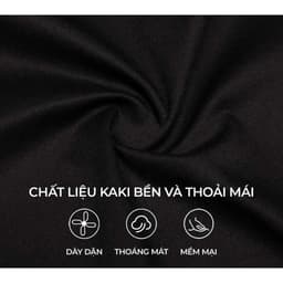 Thumbnail Áo sơ mi ngắn tay nam nữ DWIN chất vải kaki cotton 300 gsm cộc basic unisex đứng form rộng không nhăn cao cấp 4