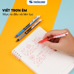 Thumbnail Combo 5/10/20 Bút bi Thiên Long TL-095 Butter Ink - Viết bi ngòi 0.5mm kiểu dáng hiện đại cầm tay thoải mái nét đều trơn 2