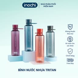 Thumbnail Bình nước nhựa tritan INOCHI, bình nước cho bé, không hôi nhựa, chịu nhiệt an toàn, có tay cầm dễ di chuyển. 1
