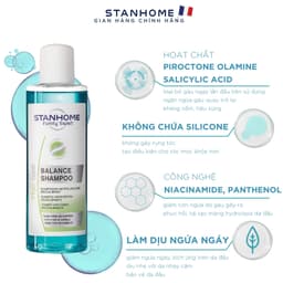 Thumbnail Dầu gội giảm ngứa loại bỏ gàu Stanhome balance shampoo 200ml 2