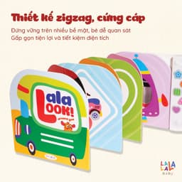 Thumbnail Đồ Chơi Âm Thanh Kèm Thẻ Ziczac Lalalook Kích Thích Thị Giác và Thính Giác Cho Bé Sơ Sinh – Lalala Baby 1
