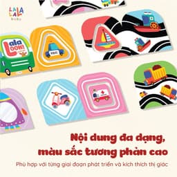 Thumbnail Đồ Chơi Âm Thanh Kèm Thẻ Ziczac Lalalook Kích Thích Thị Giác và Thính Giác Cho Bé Sơ Sinh – Lalala Baby 2