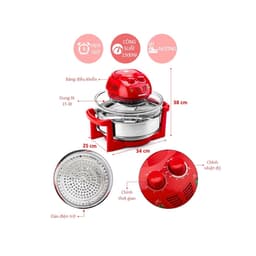 Thumbnail Nồi nướng thủy tinh Sanaky VH-188D - Hàng chính hãng 3