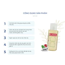 Thumbnail Dầu Rạn Da Hữu Cơ Elasoil Medicosh Giúp Phòng & Làm Mờ Rạn Da Cho Bà Bầu, Sau Sinh, Do Tăng Cân Nhanh 75ml 4