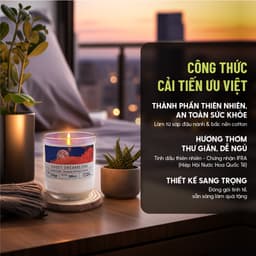 Thumbnail Nến Thơm Thư Giãn Quà Tặng Mùi Hương Dễ Ngủ HENY GARDEN Dành Cho Phòng Vừa Và Nhỏ 1