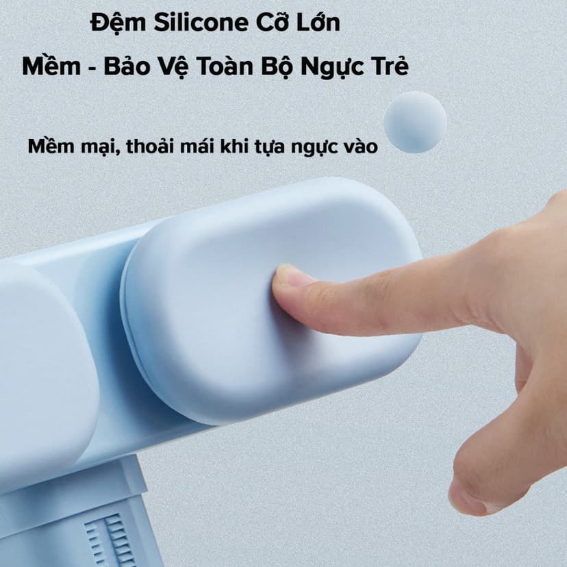 Ảnh Giá Đỡ Cằm Chống Cận Thị Cải Tiến SUPER Dụng Cụ Chống Gù Ngồi Thẳng Lưng Cho Trẻ Em Từ 4-15 Tuổi Luyện Chữ Hãng Amalife 1