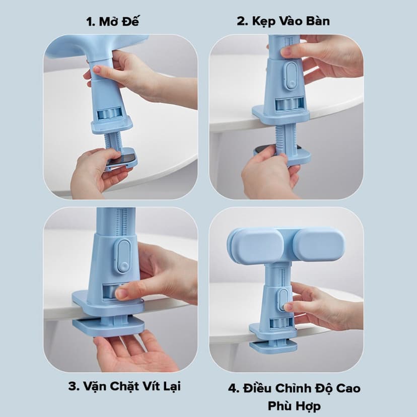 Ảnh Giá Đỡ Cằm Chống Cận Thị Cải Tiến SUPER Dụng Cụ Chống Gù Ngồi Thẳng Lưng Cho Trẻ Em Từ 4-15 Tuổi Luyện Chữ Hãng Amalife 2