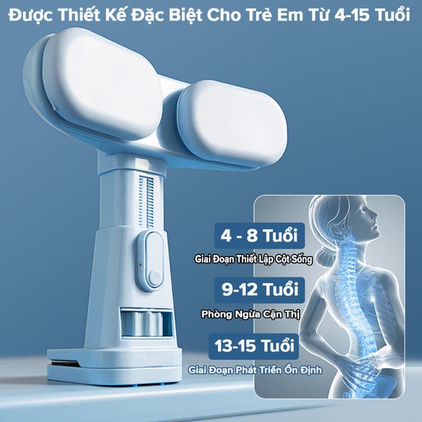 Ảnh Giá Đỡ Cằm Chống Cận Thị Cải Tiến SUPER Dụng Cụ Chống Gù Ngồi Thẳng Lưng Cho Trẻ Em Từ 4-15 Tuổi Luyện Chữ Hãng Amalife 3