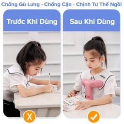 Thumbnail Giá Đỡ Cằm Chống Cận Thị Cải Tiến SUPER Dụng Cụ Chống Gù Ngồi Thẳng Lưng Cho Trẻ Em Từ 4-15 Tuổi Luyện Chữ Hãng Amalife 4