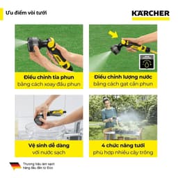 Thumbnail Súng tưới cây với 4 mức tưới khác nhau Karcher (2.645-269.0) 2