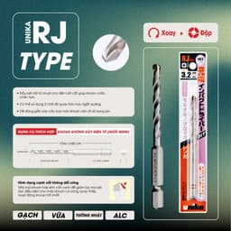 Thumbnail Mũi khoan tường gạch Chuôi lục giác Unika RJ (Bán chạy) 3