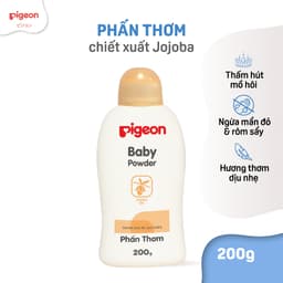 Thumbnail Phấn thơm em bé Pigeon Nắp màu 100g/200g/450g 2