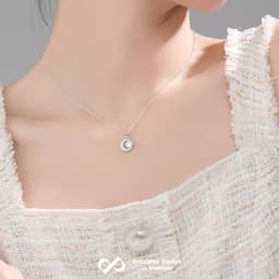 Thumbnail Dây chuyền bạc KYDOPAL đính đá cao cấp trang sức bạc nữ sang trọng 925 - PAL9B4C4 1