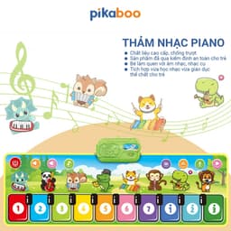 Thumbnail Đồ chơi âm nhạc thảm nhạc Piano Pikaboo, bộ sản phẩm giáo dục sớm giúp bé làm quen với âm nhạc 2