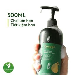 Thumbnail Bigsize - Dầu gội bưởi Pomelo Cocoon giúp giảm gãy rụng và làm mềm tóc 500ml Thuần chay 4
