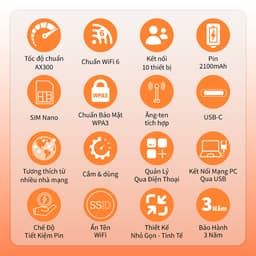 Thumbnail Bộ Phát Wifi Tenda 4G LTE 4G180 Công Nghệ Wifi 6 - Hàng Chính Hãng 2