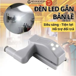 Thumbnail Đèn LED gắn bản lề tủ tự động sáng nhỏ gọn cảm biến thông minh cho tủ quần áo tủ bếp tiện ích 1