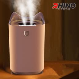 Thumbnail Máy phun sương tạo ẩm cỡ lớn Rhino H802 3000ml, 2 lõi phun, tích hợp đèn 7 màu, dung tích lớn 3