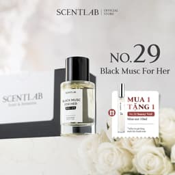Thumbnail Nước hoa nữ hương phấn SCENTLAB No.29 Black musc for her nữ tính nàng thơ tinh dầu thơm lâu fullsize 30ml 1
