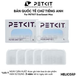 Thumbnail Lõi lọc nước PETKIT Filter Rect dùng cho PETKIT Eversweet Max lọc sạc hiệu quả cao - HELICORP 2