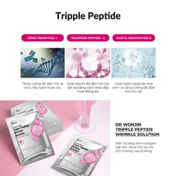Thumbnail Combo 10 Mặt Nạ Tăng Sinh Collagen Cấp Tốc Dr.WonJin Instant Repair Triple Peptide Wrinkle 1
