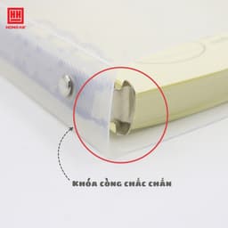 Thumbnail Sổ còng bìa nhựa trong 200 trang Subject Hồng Hà định lượng 100gsm kích thước A5/B5 4