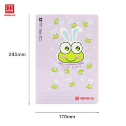 Thumbnail Vở 4 ô ly 80 trang School Ếch Cốm Hồng Hà định lượng 100gsm - 0600 1