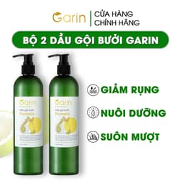 Thumbnail Combo 2 chai dầu gội đầu bưởi kích mọc tóc Garin 300ml làm sạch tóc và da đầu dưỡng tóc chắc khỏe 1