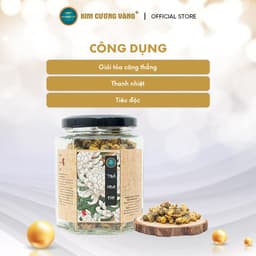 Thumbnail Trà Hoa Cúc Sấy Khô Kim Cương Vàng - Hỗ Trợ Thanh Nhiệt, Giảm Căng Thẳng, Ổn Định Huyết Áp (30Gr/Hủ) 3