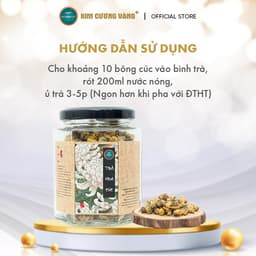 Thumbnail Trà Hoa Cúc Sấy Khô Kim Cương Vàng - Hỗ Trợ Thanh Nhiệt, Giảm Căng Thẳng, Ổn Định Huyết Áp (30Gr/Hủ) 2