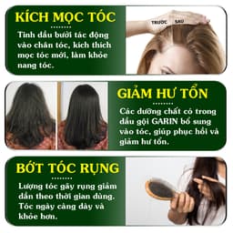 Thumbnail Combo dầu gội dầu xả bưởi kích mọc tóc pomelo Garin 300ml giảm rụng làm dày tóc dưỡng tóc chắc khỏe 4