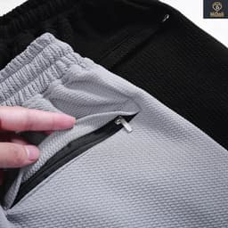 Thumbnail Quần short nam xốp tổ ong Dwin thể thao basic nam nữ oversize phong cách đường phố Hàn Quốc Ulzzang 3