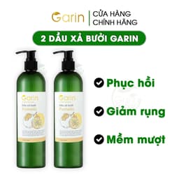 Thumbnail Combo 2 chai dầu xả bưởi suôn mượt tóc pomelo Garin 300ml kích mọc tóc giảm rụng dưỡng tóc chắc khỏe 1
