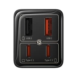 Thumbnail Bộ sạc nhanh đa năng Baseus GaN6 Pro 2C+2U 65W EU 1